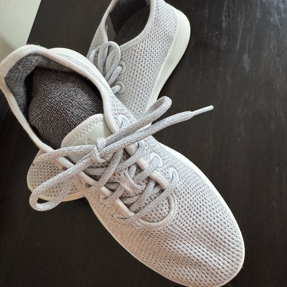 Allbirds Light Gray Knit Shoes